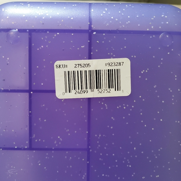 Caboodles Jellies Purple Glitter Case Vintage Jewelry Make Up Organizer Case - Picture 13 of 14